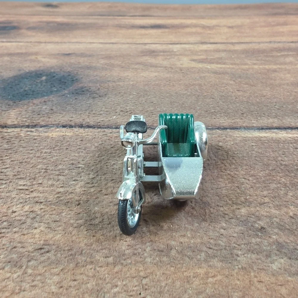 Matchbox Sunbeam Motor Cycle Y-8 Silver Good 1914 Models of Yesteryear Boxed